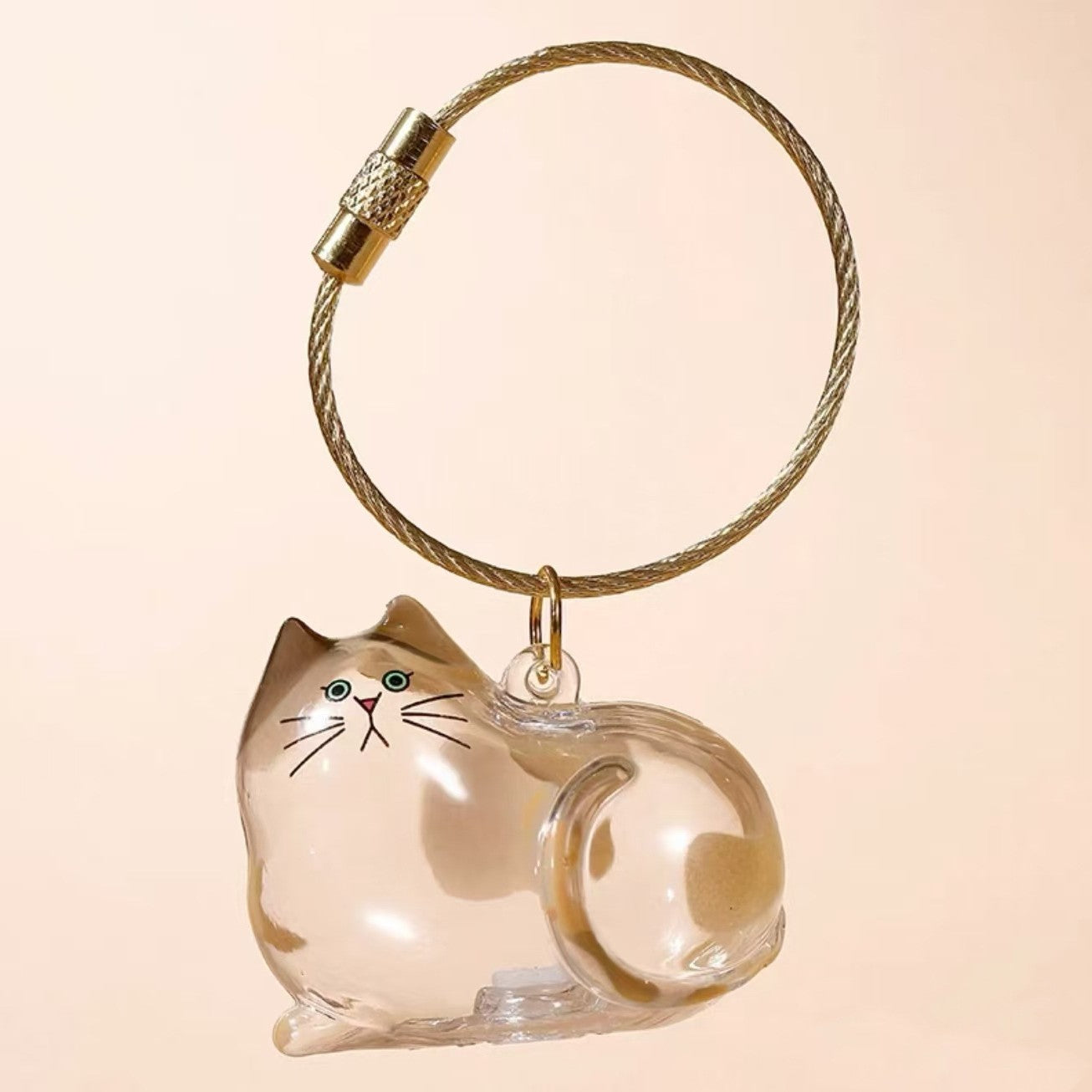 Transparent Cat and Dog Hair Storage Capsule