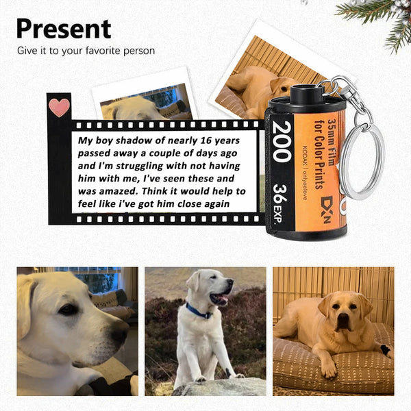 Personalized Film Roll Keychain