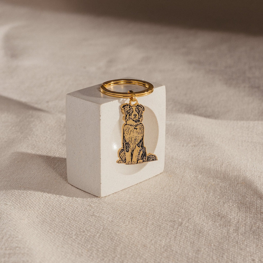 Personalized Photo Engraved Keychain