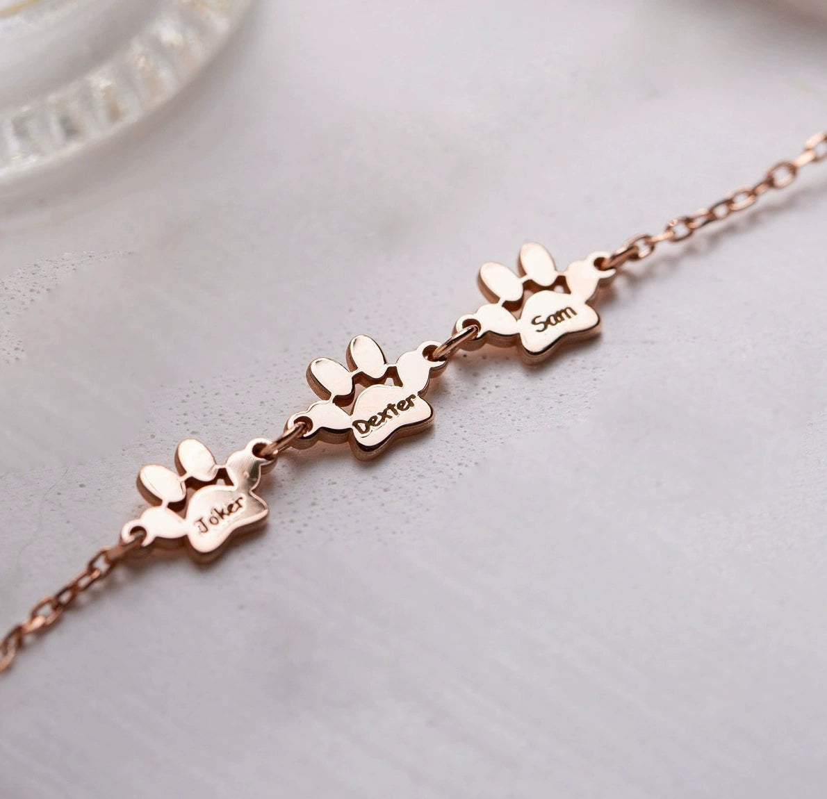 Personalized Paw Bracelet