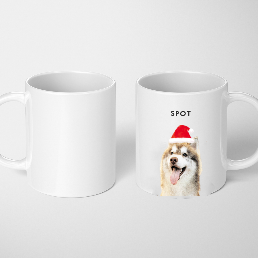 Custom Pet Crayon Painting Mug