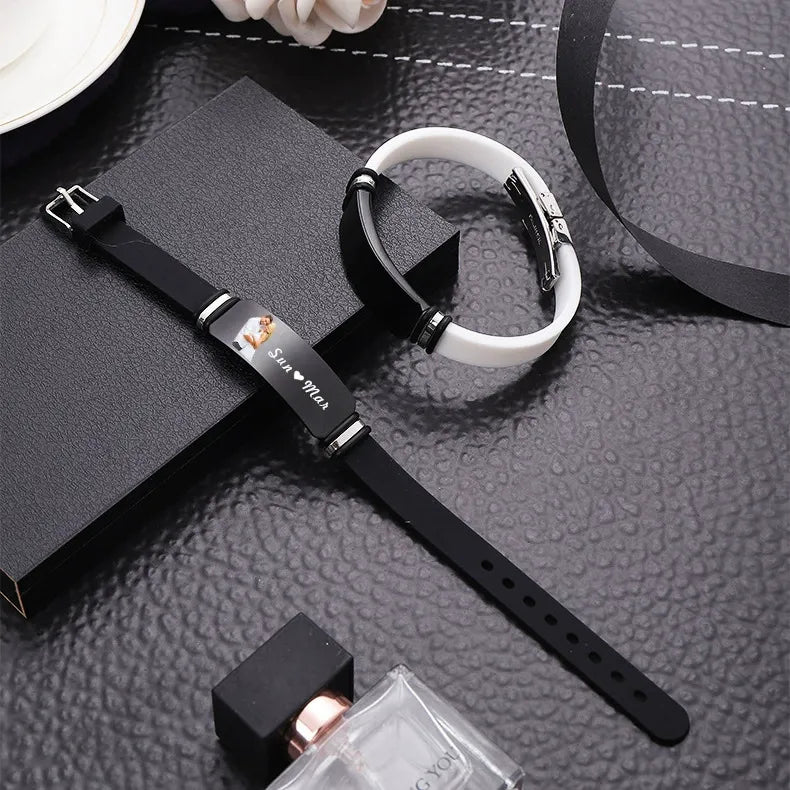 Customized Personalized Silicone Bracelet