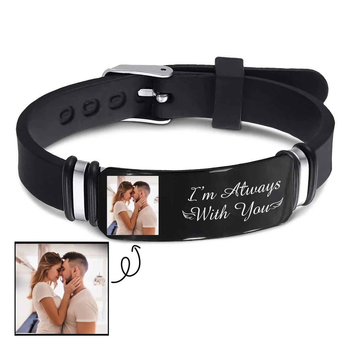 Customized Personalized Silicone Bracelet