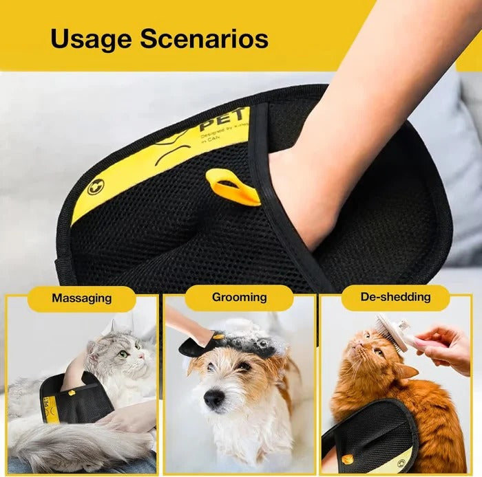 Welldonepet Pet Hair Cleaning Gloves
