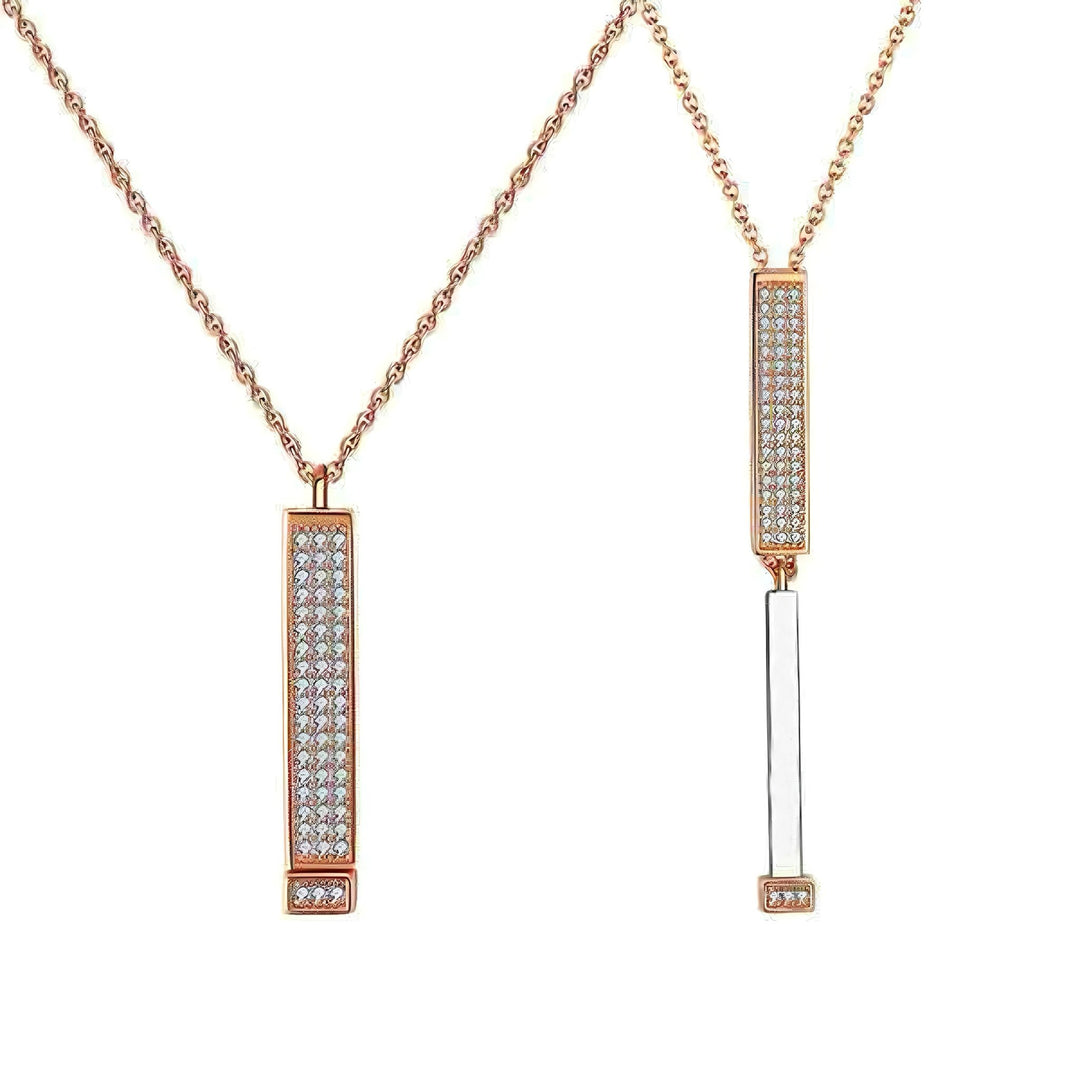 Personalized Hidden Message Bar Necklace