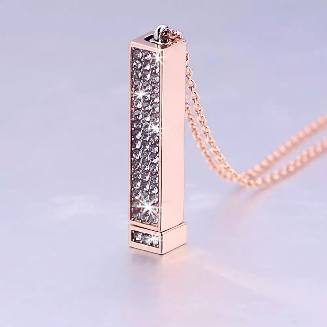 Personalized Hidden Message Bar Necklace