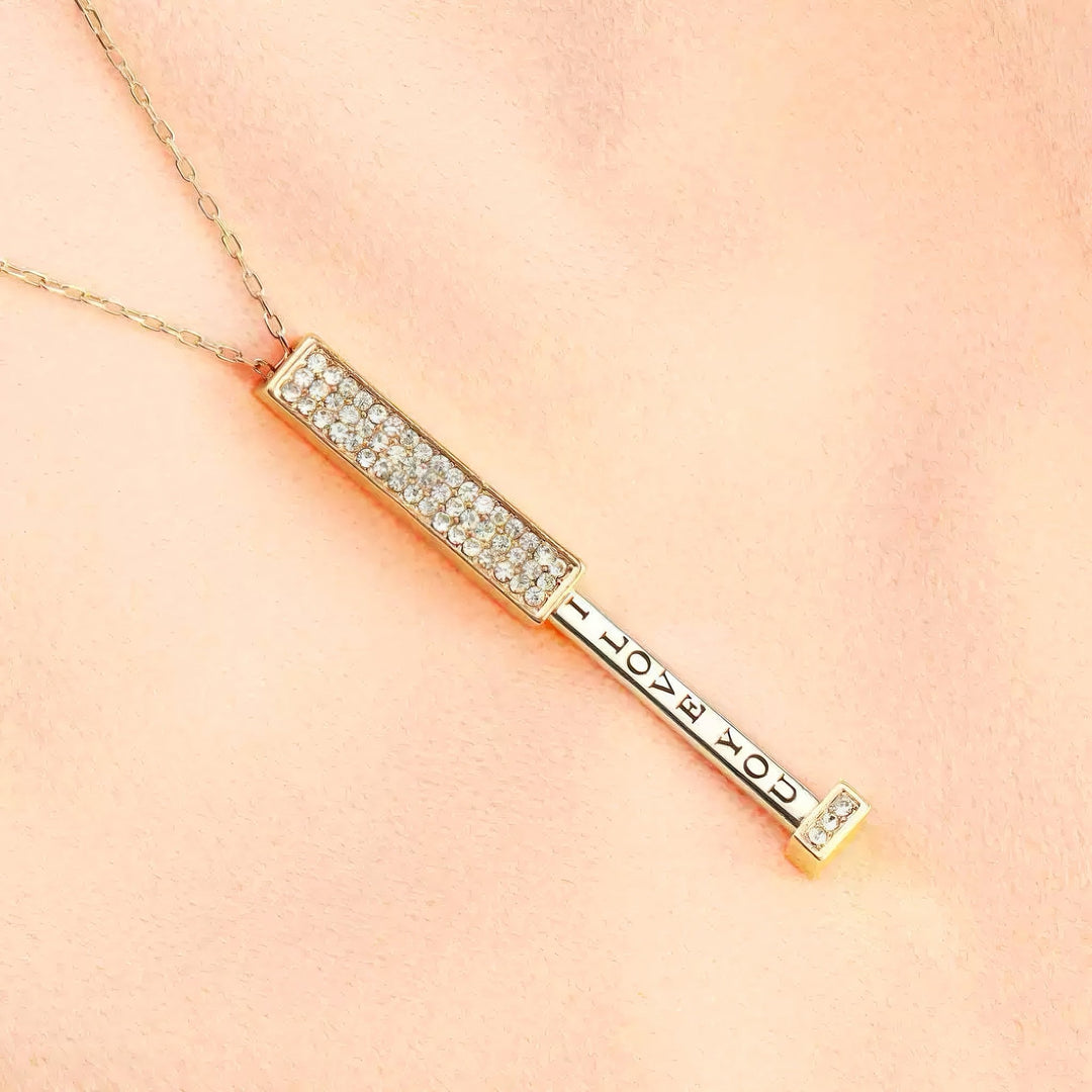 Personalized Hidden Message Bar Necklace