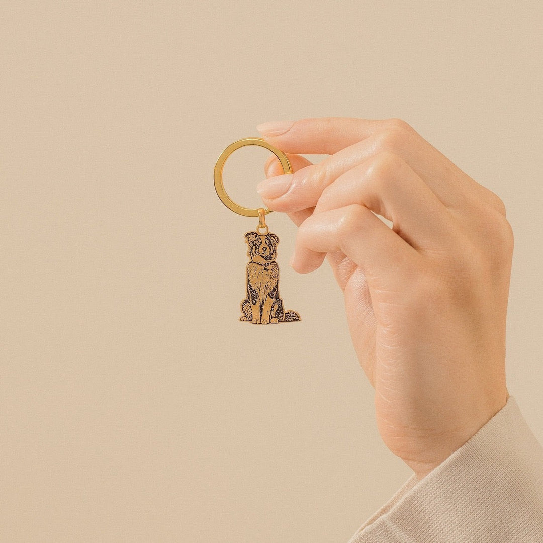 Personalized Photo Engraved Keychain