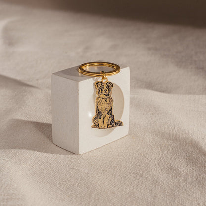Personalized Photo Engraved Keychain