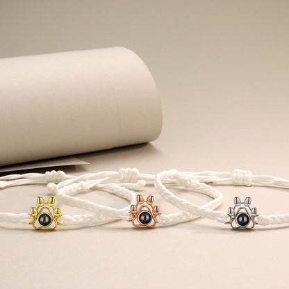 Personalized Paw Photo Bracelet