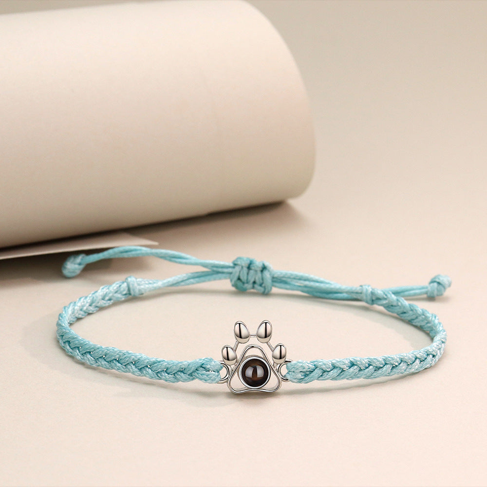 Personalized Paw Photo Bracelet