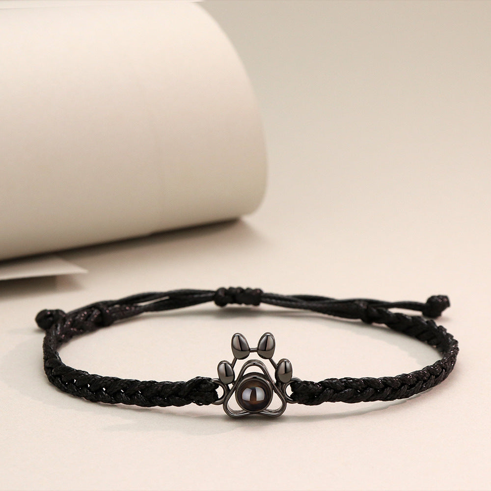 Personalized Paw Photo Bracelet