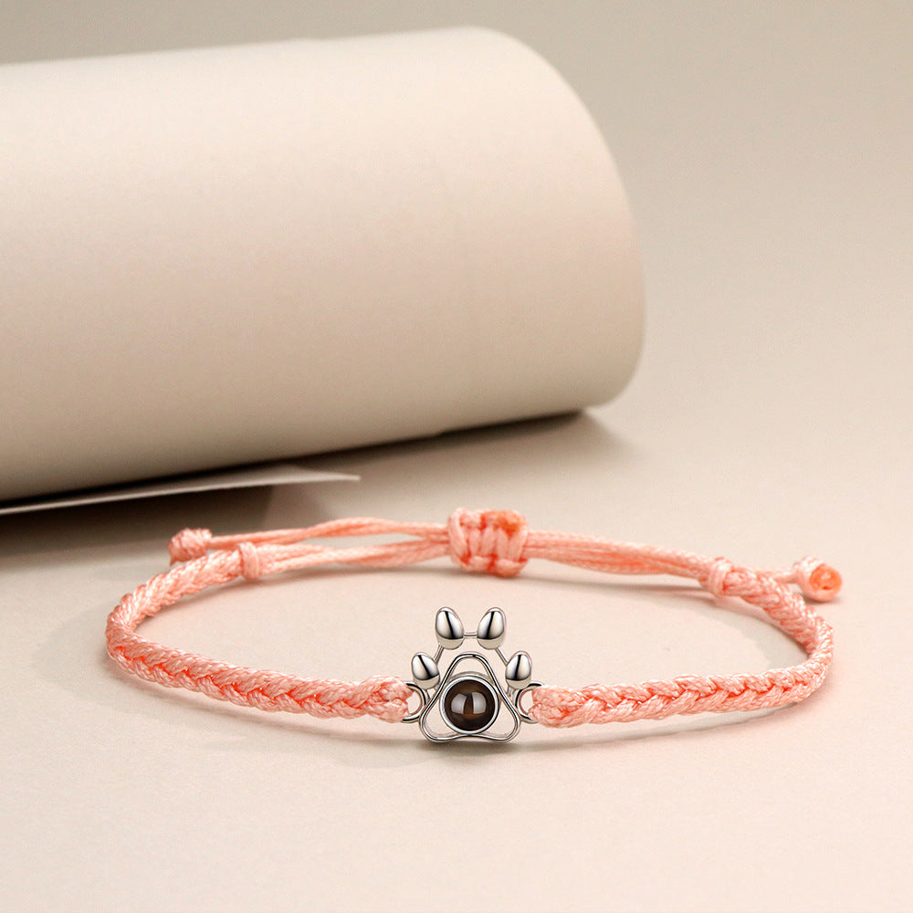 Personalized Paw Photo Bracelet