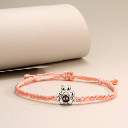 Personalized Paw Photo Bracelet