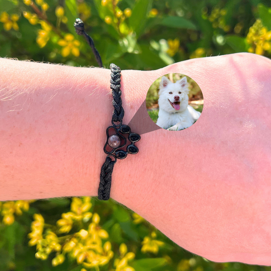 Personalized Paw Photo Bracelet