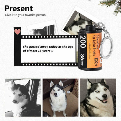 Personalized Film Roll Keychain