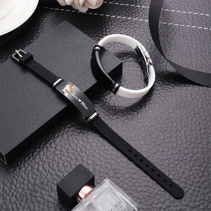 Customized Personalized Silicone Bracelet
