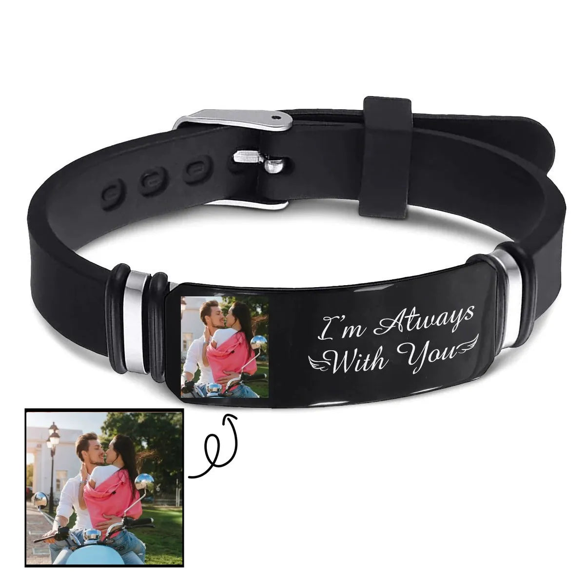 Customized Personalized Silicone Bracelet